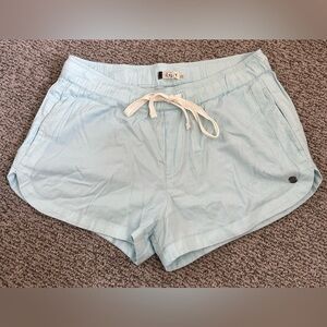 Roxy Light Blue Athletic Shorts with Drawstring Waist
